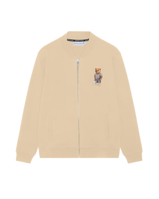 SS24 Sweat Jacket, Filou LXXVIII. - Sand brown