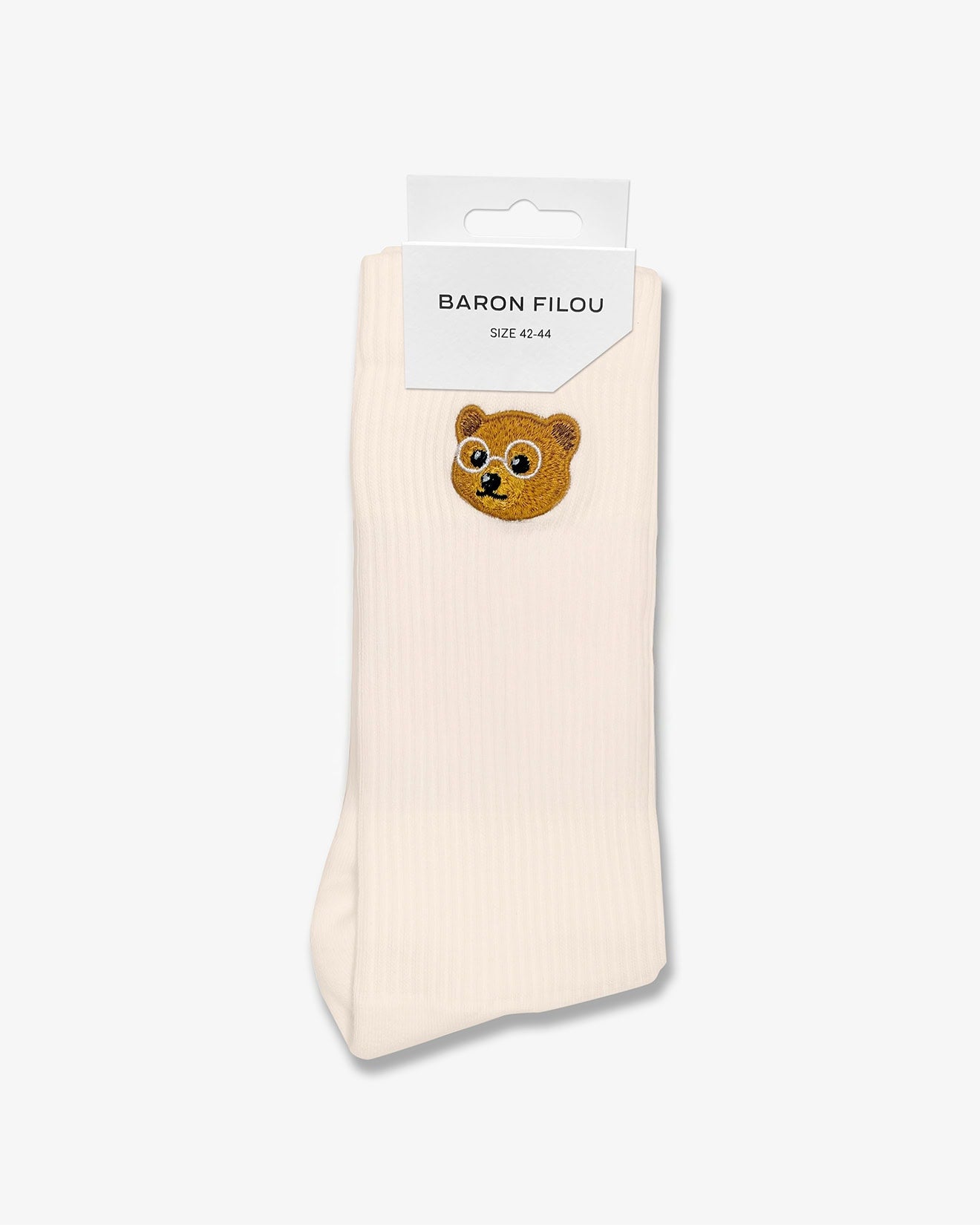 SS25 Baron Filou Socks - Pearl white