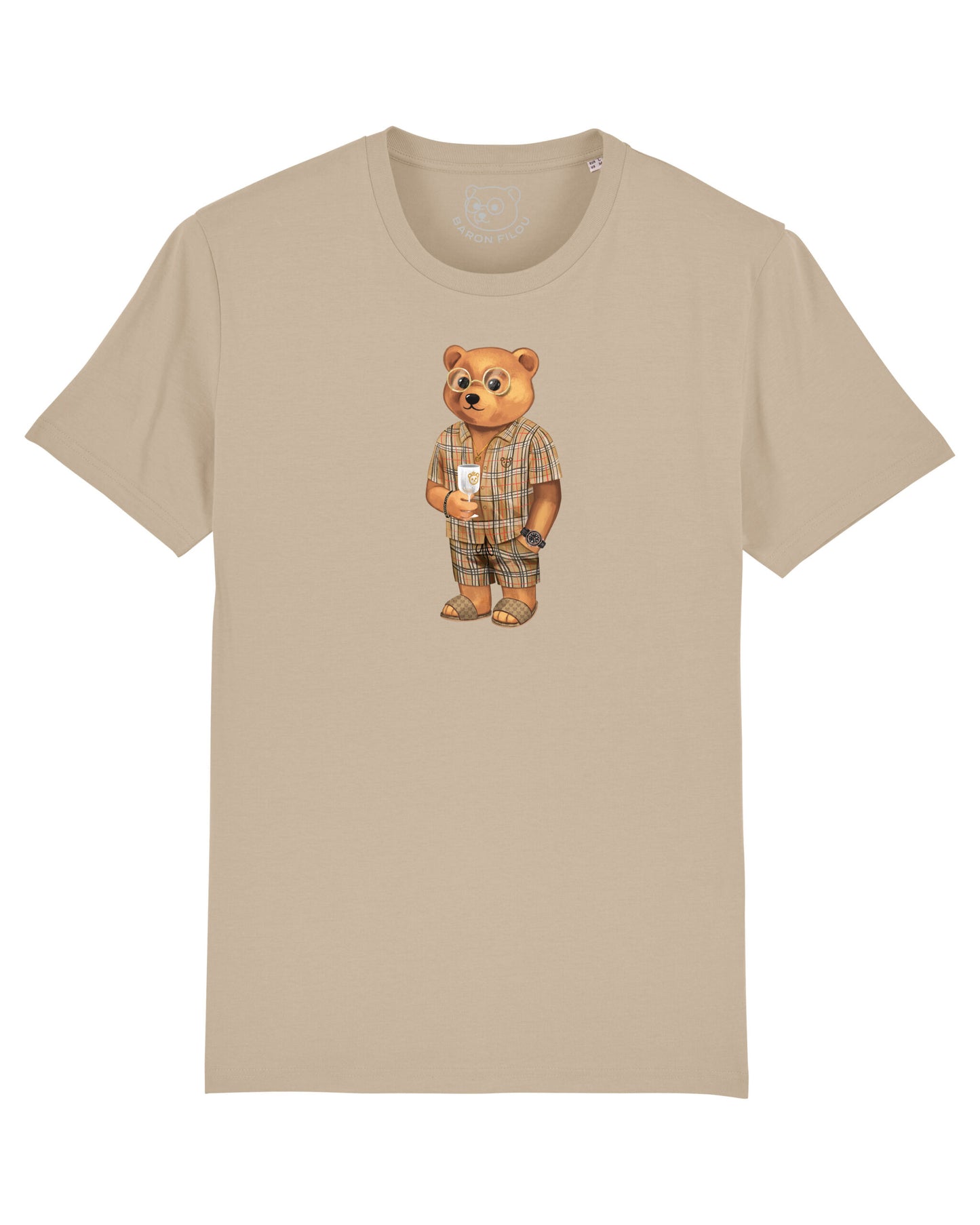 Organic T-Shirt Filou LVI. - Sand brown