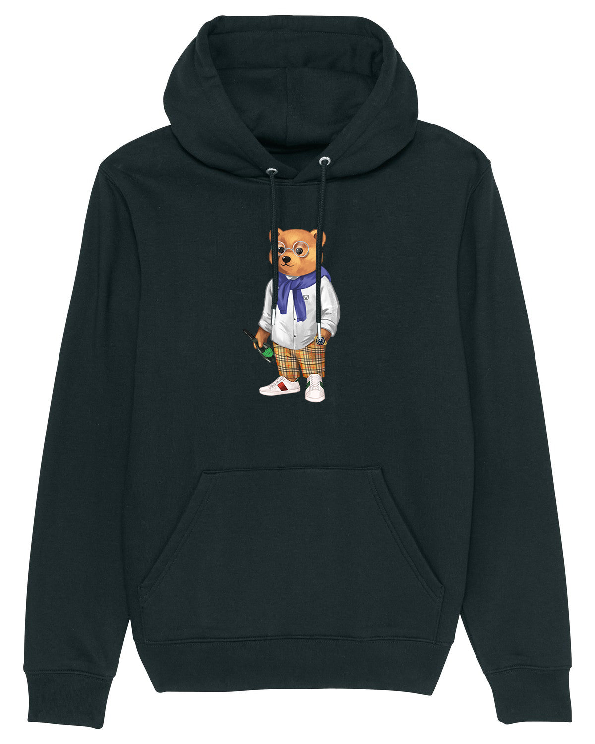 Organic Hoodie Filou X. - Black