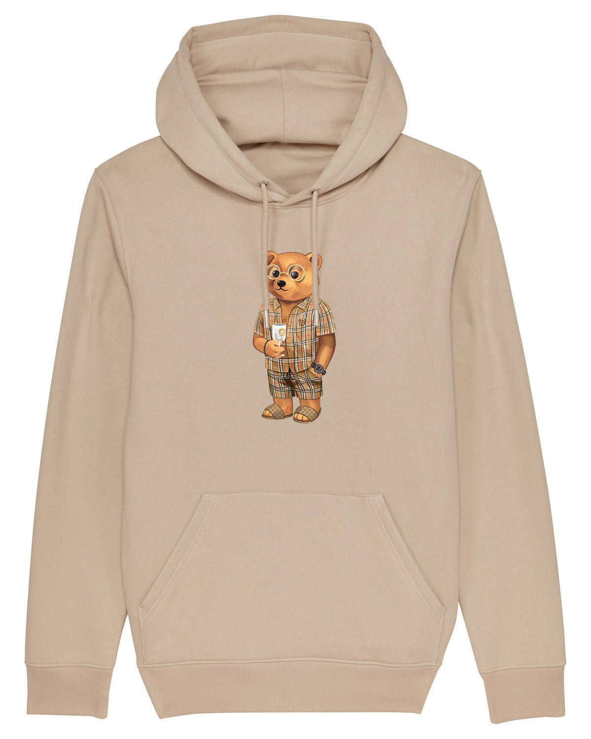 Organic Hoodie Filou LVI. - Sand brown