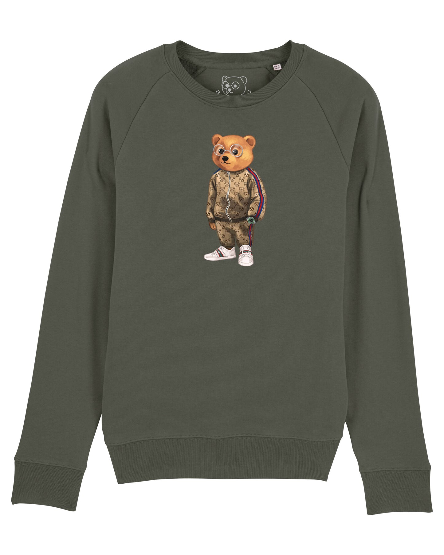 Organic Summer Pullover Filou V. - Dusty olive