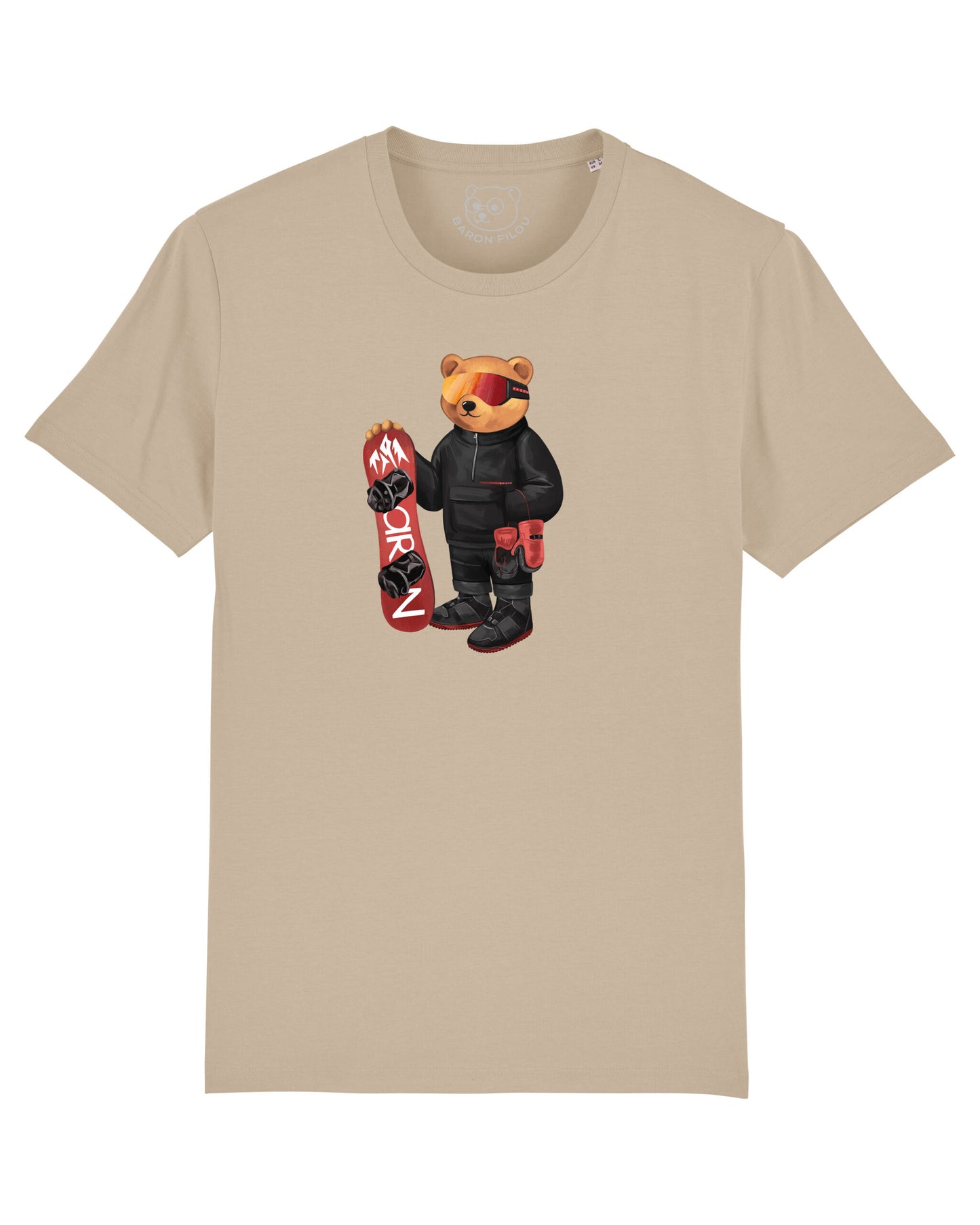 Organic T-Shirt Filou LXX. - Sand brown