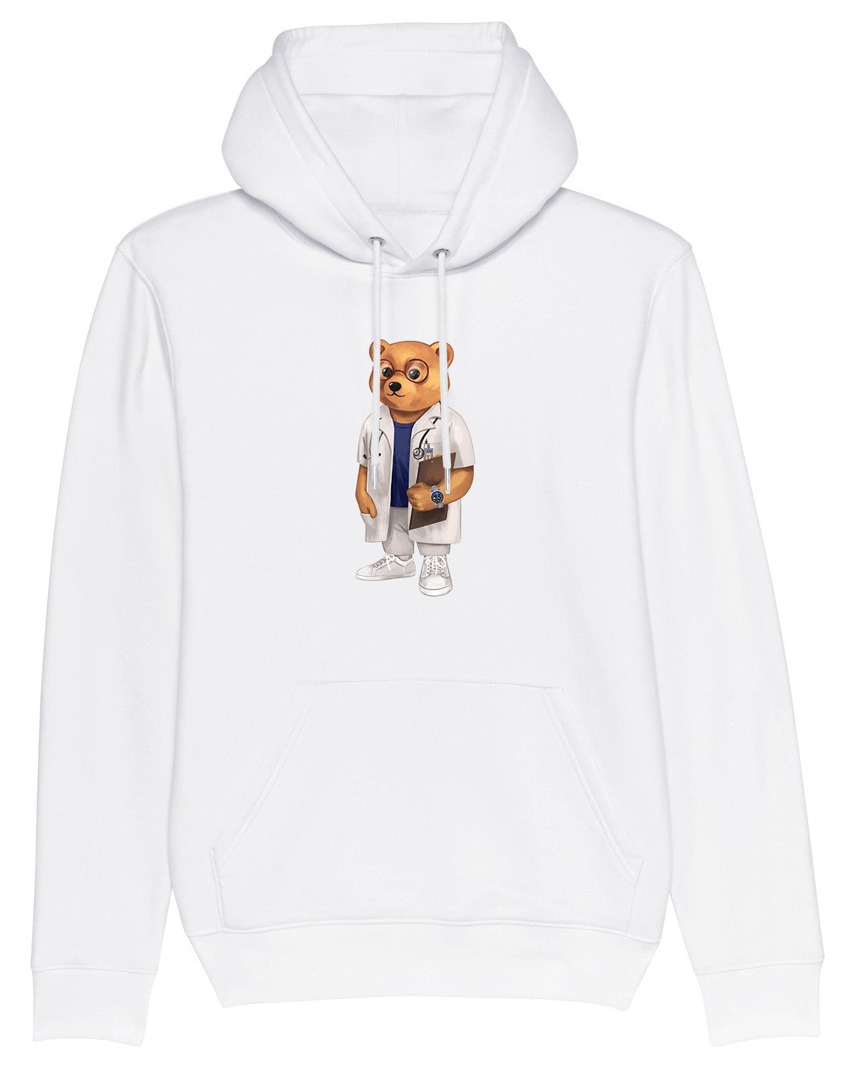 Organic Hoodie Filou XC. - White
