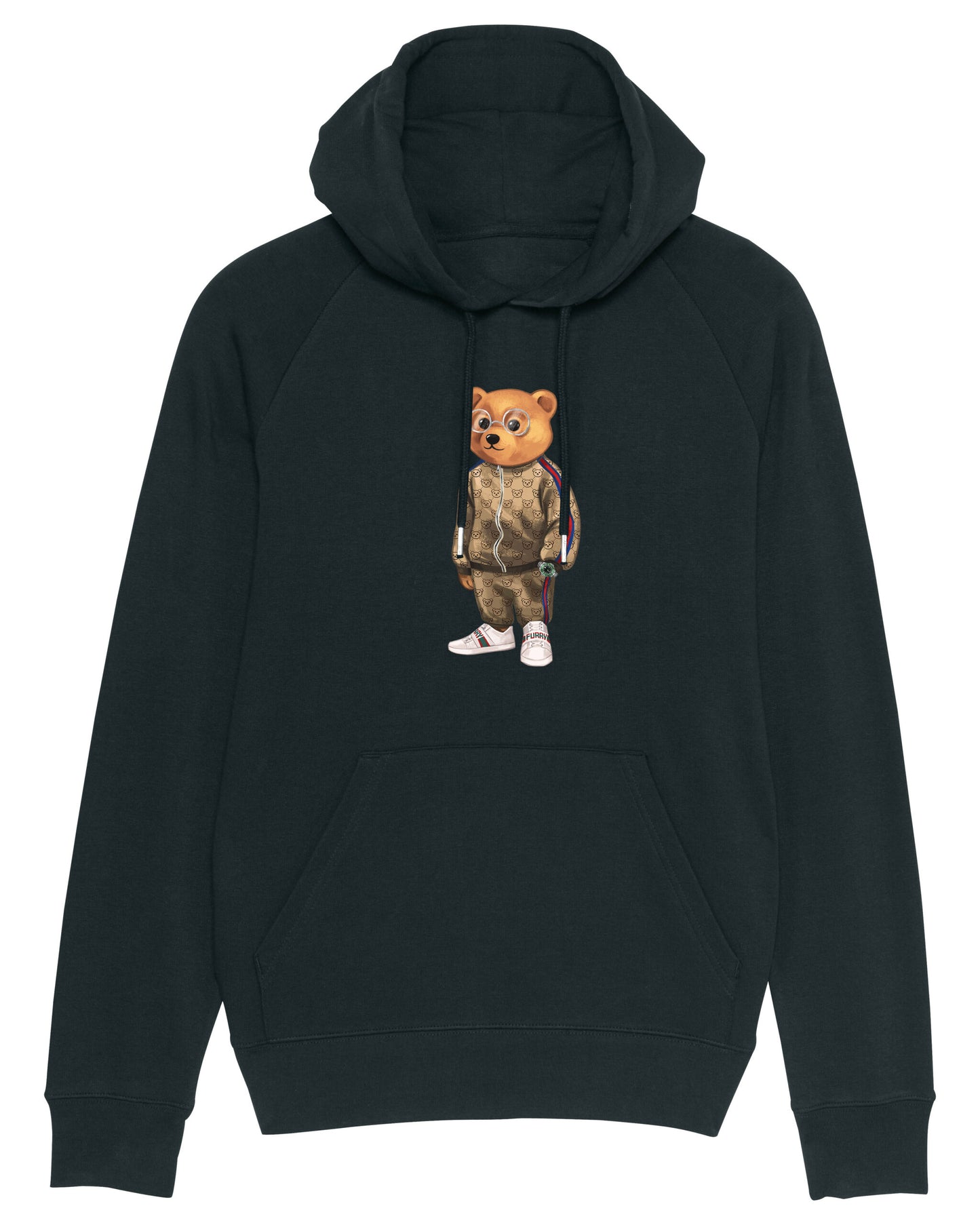 Organic Summer Hoodie Filou V. - Black