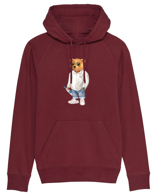 Organic Summer Hoodie Filou XVIII. - Grape