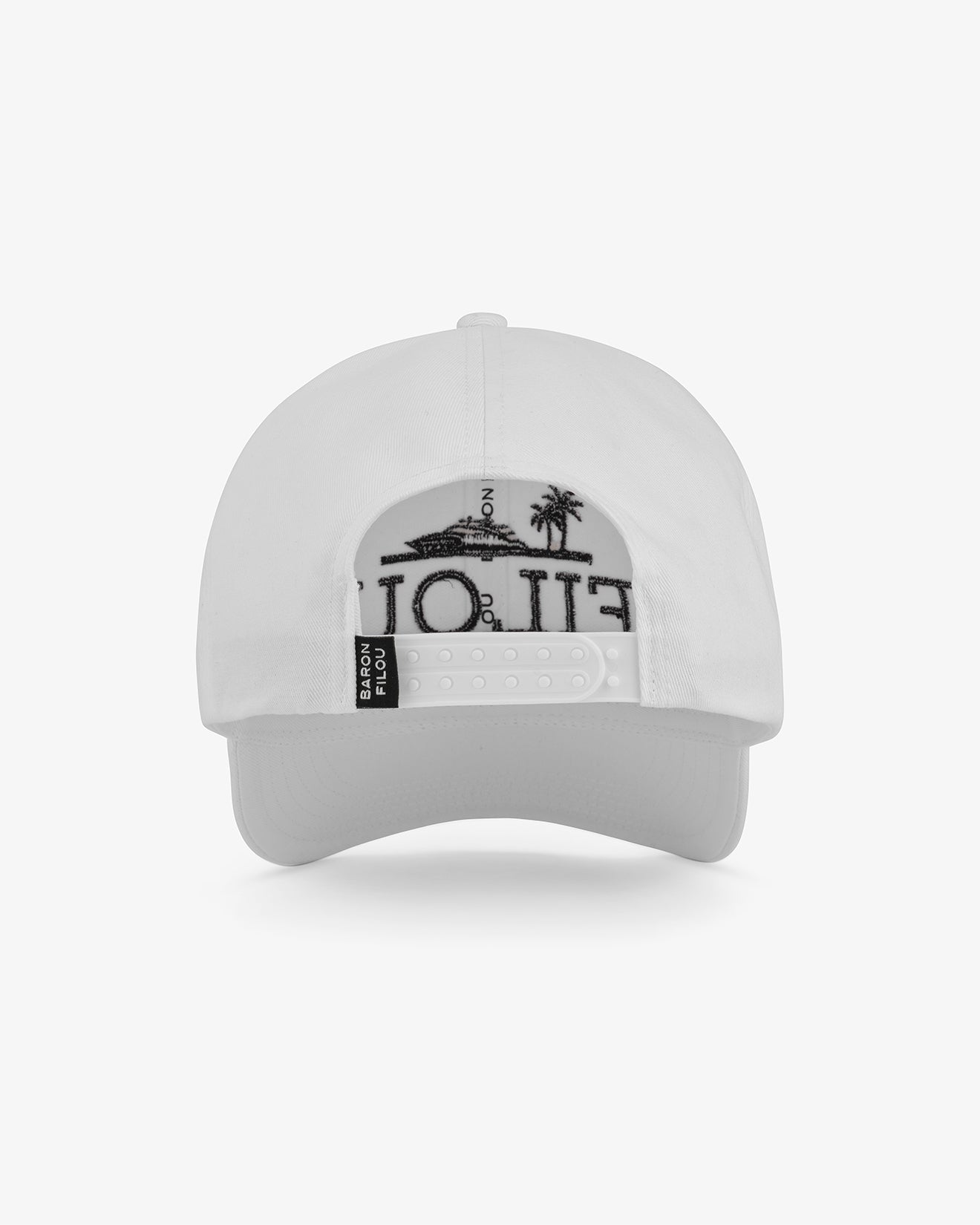 SS25 Cotton Cap FILOU Beach Club - White