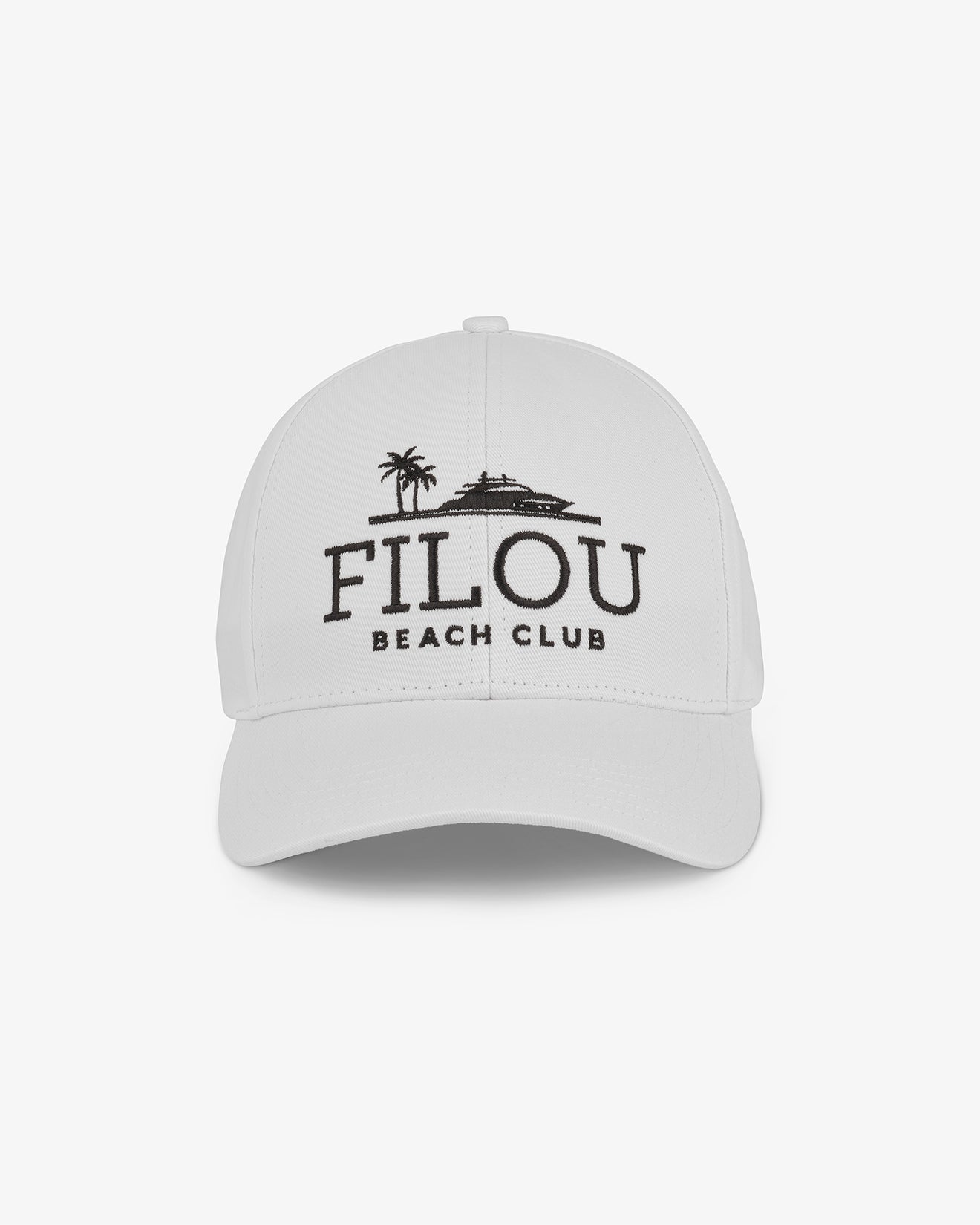SS25 Cotton Cap FILOU Beach Club - White