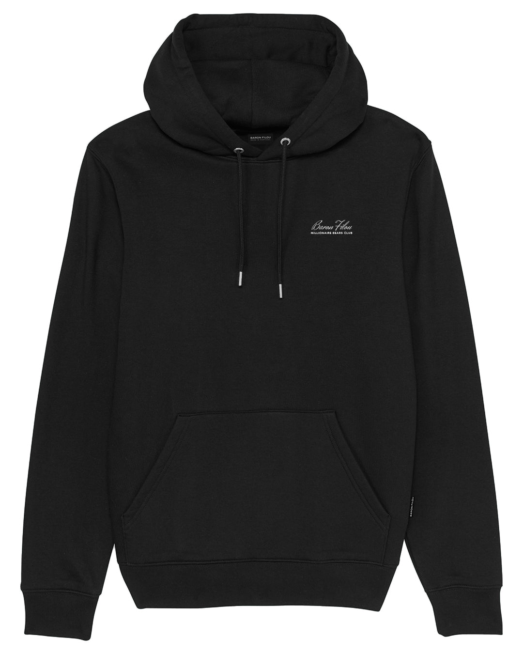 FW24 Organic Backprint Hoodie Filou CV. Euro - Black