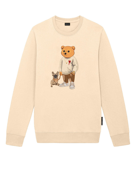 FW24 Organic Embroidered Pullover Filou LXXXVIII. - Royal Sand