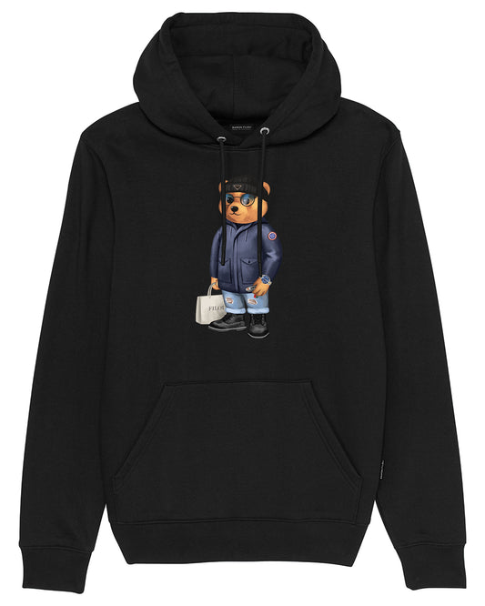 FW24 Organic Hoodie Filou LXXXIX. - Black