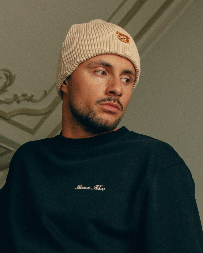 FW25 Cotton Beanie - Sand brown