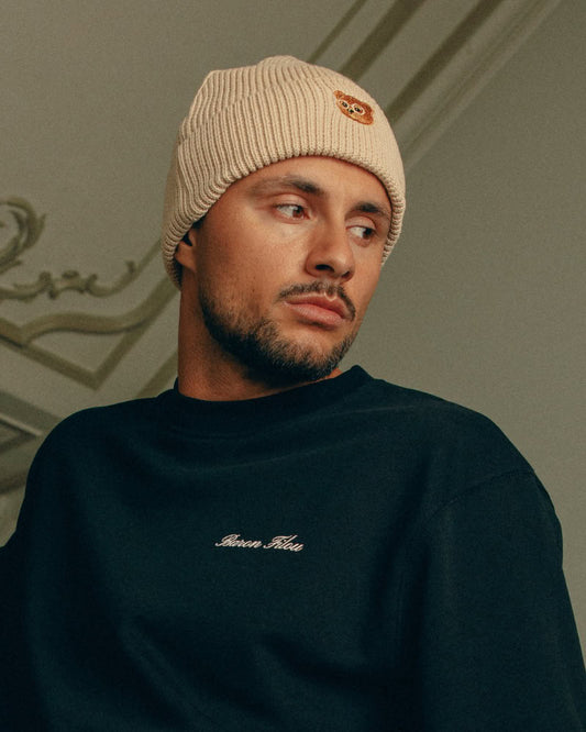 FW25 Cotton Beanie - Sand brown