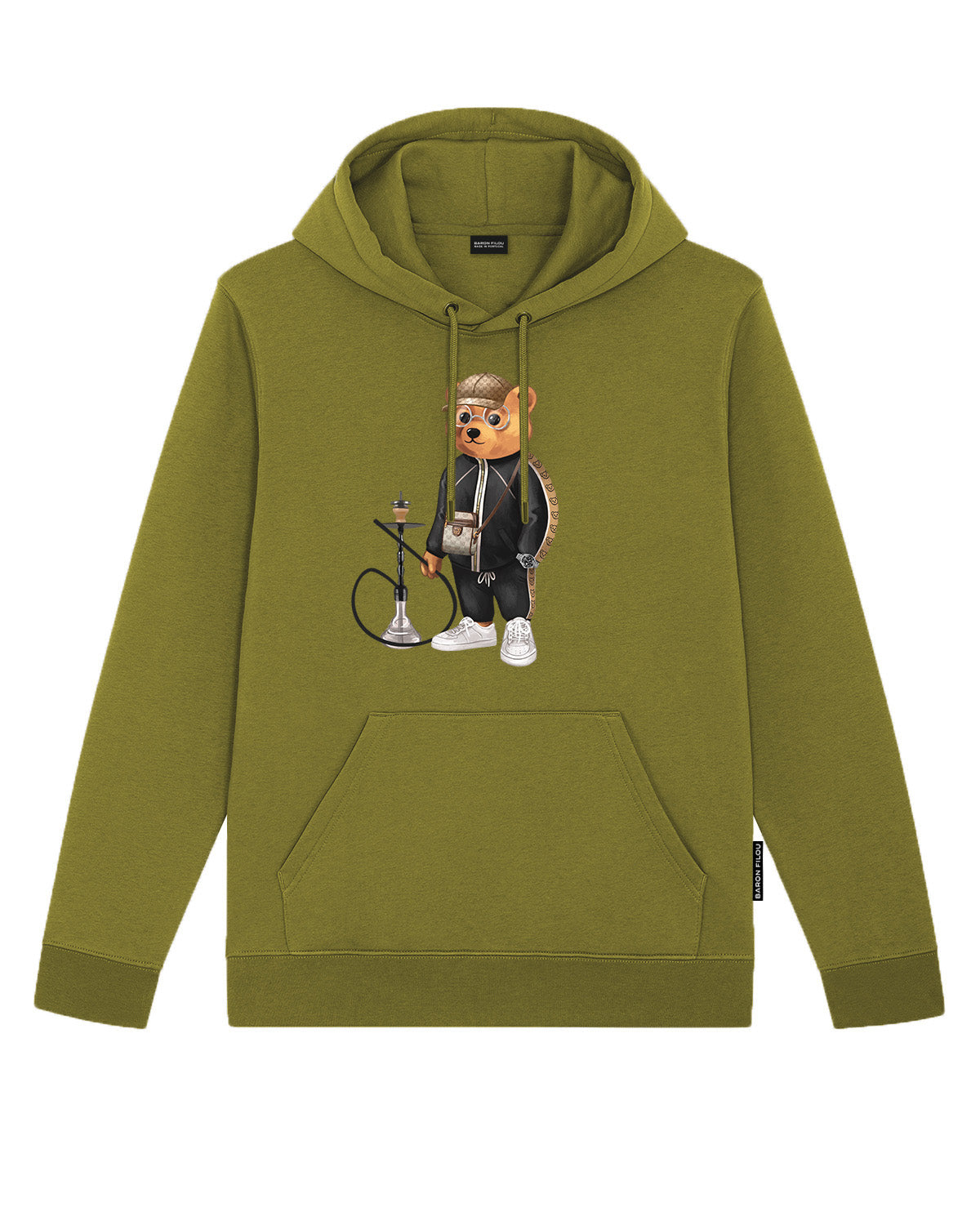 FW24 Organic Hoodie Filou LXXXIV. - Majestic moss