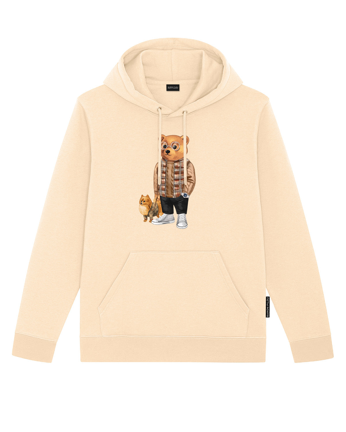 FW24 Organic Hoodie Filou LXXXVII. - Royal sand