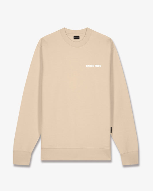Backprint Pullover Filou CLXXIII. JETSETTER - Sand brown