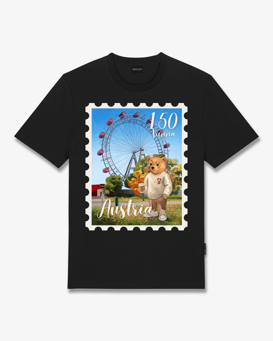 T-Shirt Vienna Stamp - Black