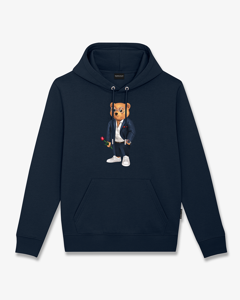 Organic Hoodie Filou CLX. - Navy blue