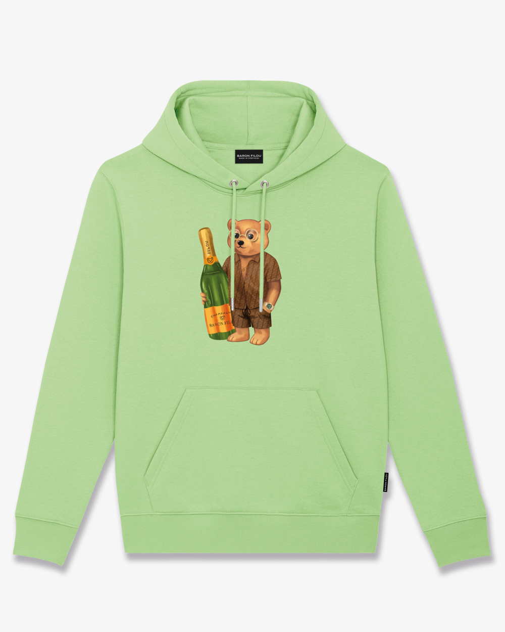SS25 Hoodie Filou CXXII. - Palm green