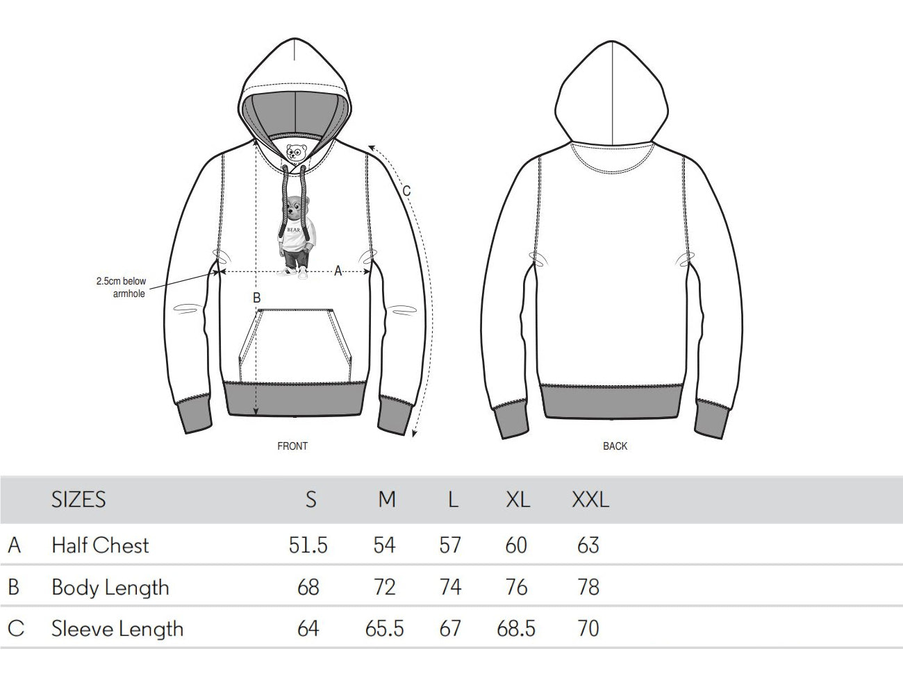 FW24 Organic Embroidered Hoodie Filou CXVI. - Black