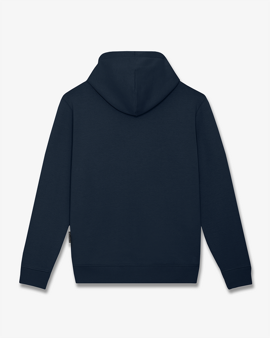 FW25 Embroidered Hoodie Filou CXLVI. - Navy blue