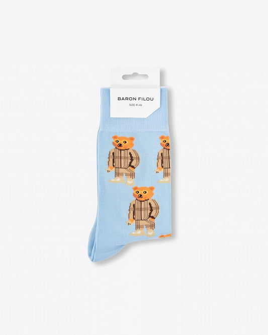 FW25 Knit Socks Filou CXLVIII. - Frosted blue
