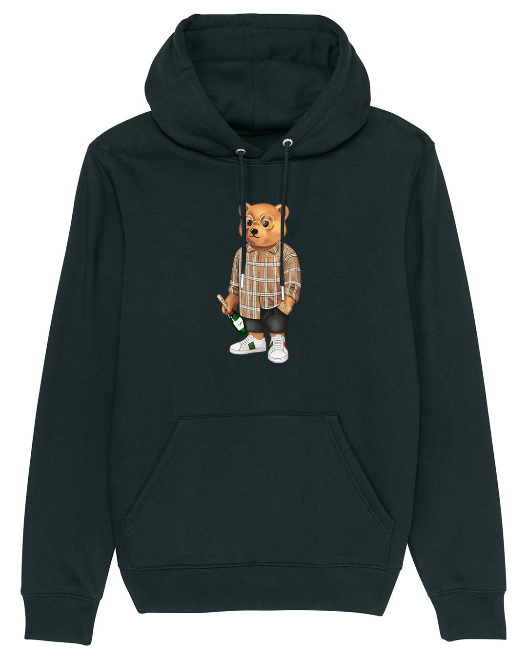 Organic Hoodie Filou CX. - Black