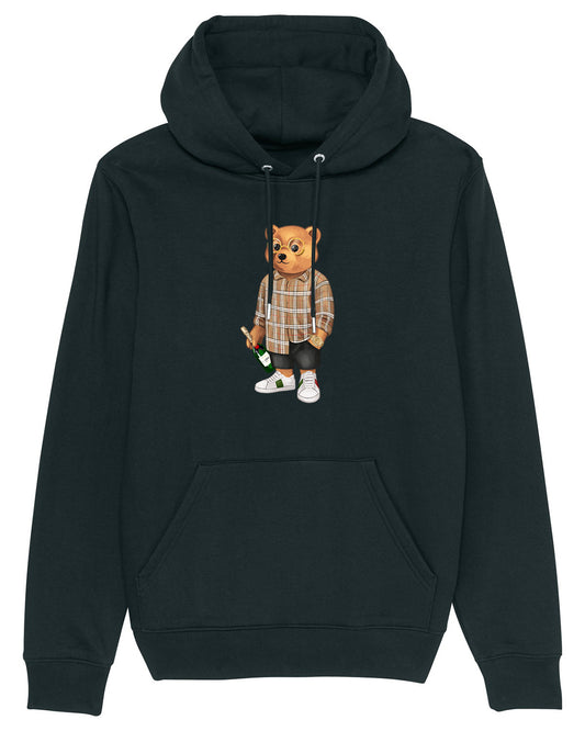 Organic Hoodie Filou CX. - Black