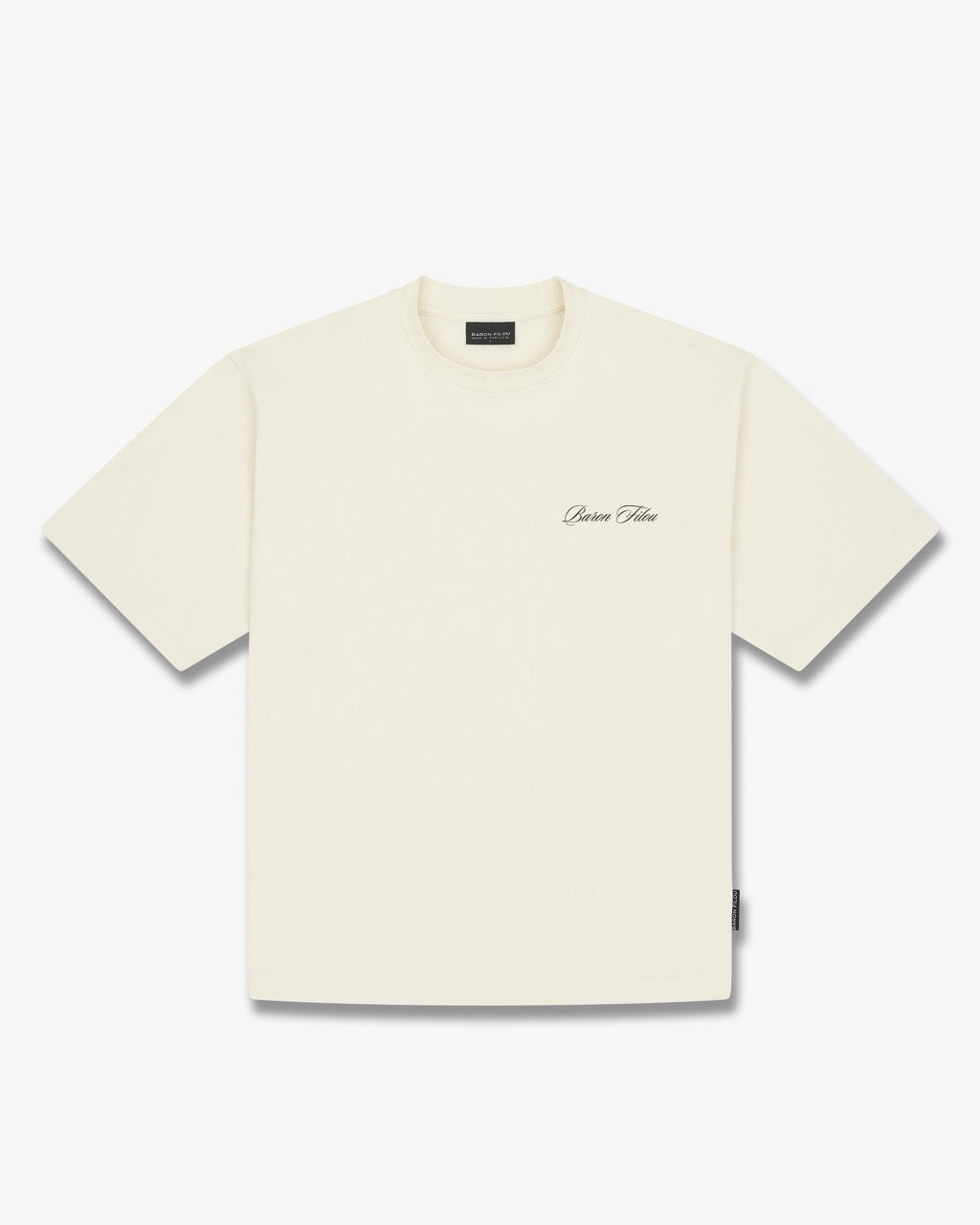 SS26 Oversized Backprint T-Shirt CASA BARON PALM - Off-White