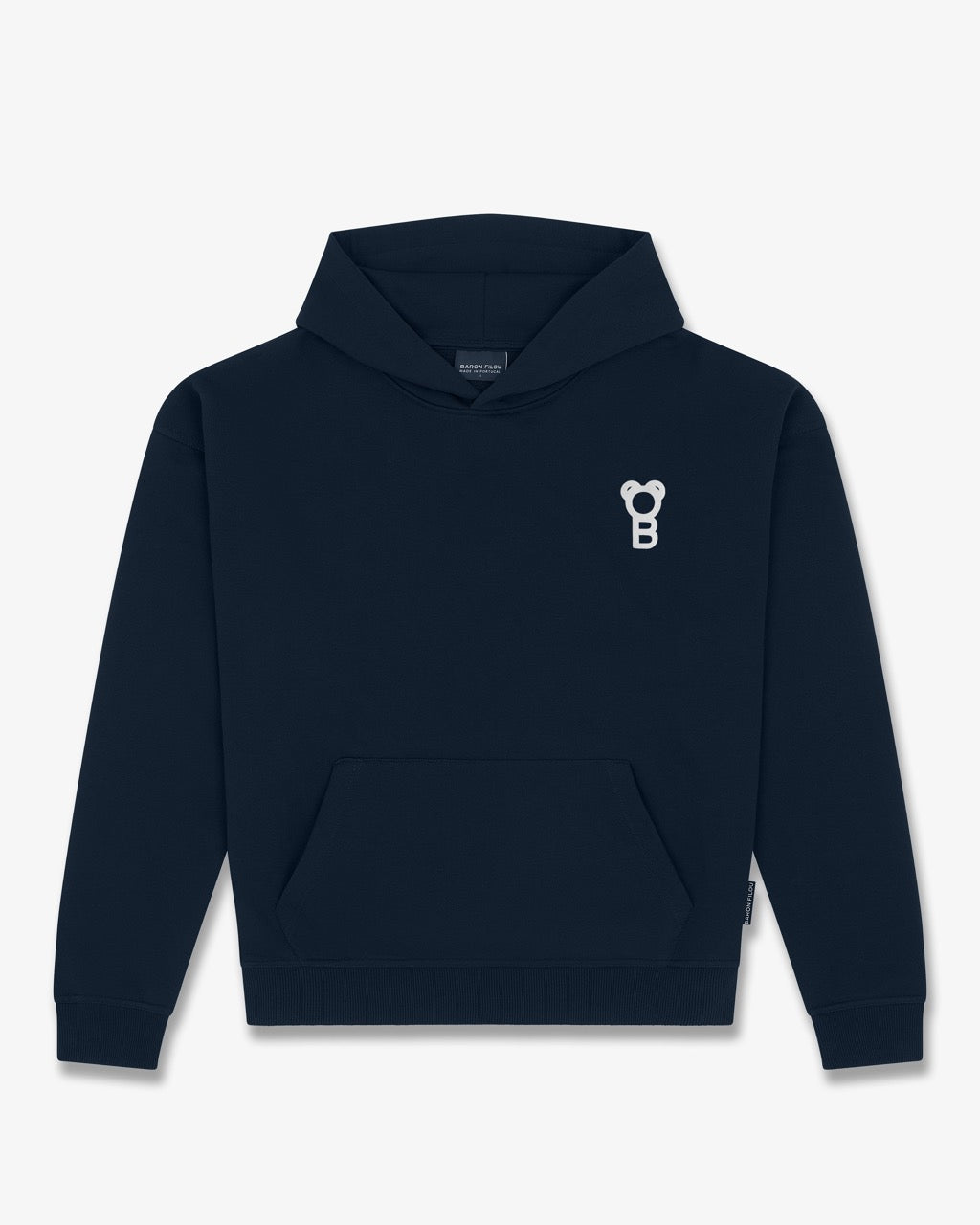 Signature Oversized Hoodie - Navy blue