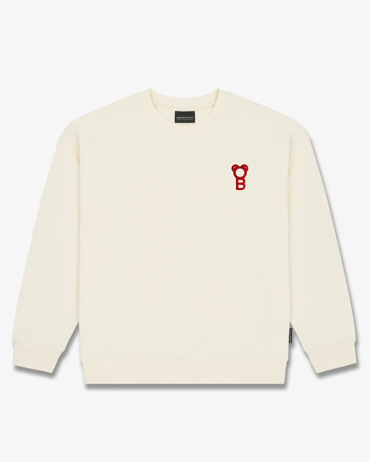 Signature Oversized Pullover - Off-White