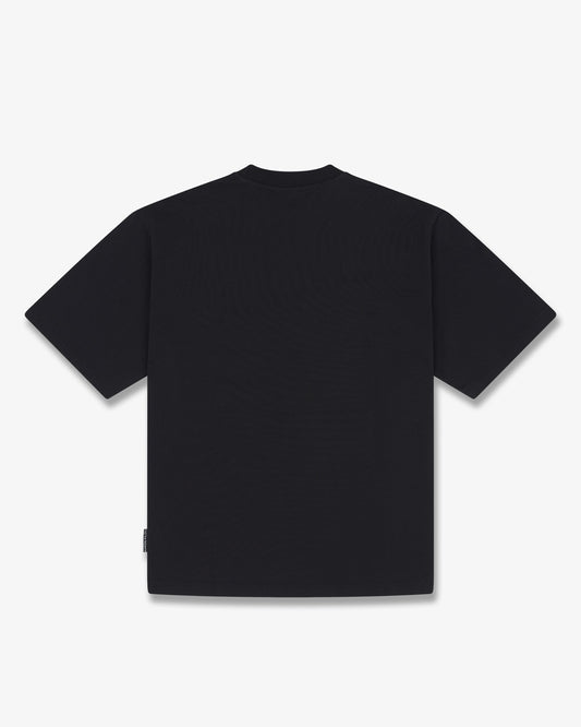 SS26 Oversized Signature T-Shirt - Black