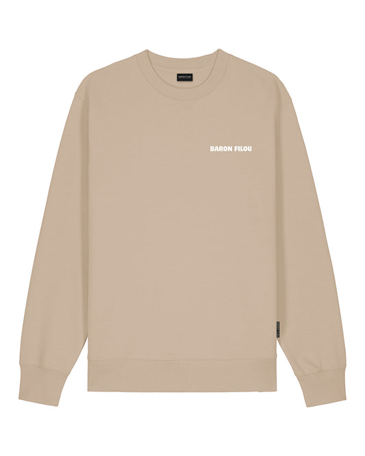 Backprint Pullover Filou CXXXVI. - Sand brown