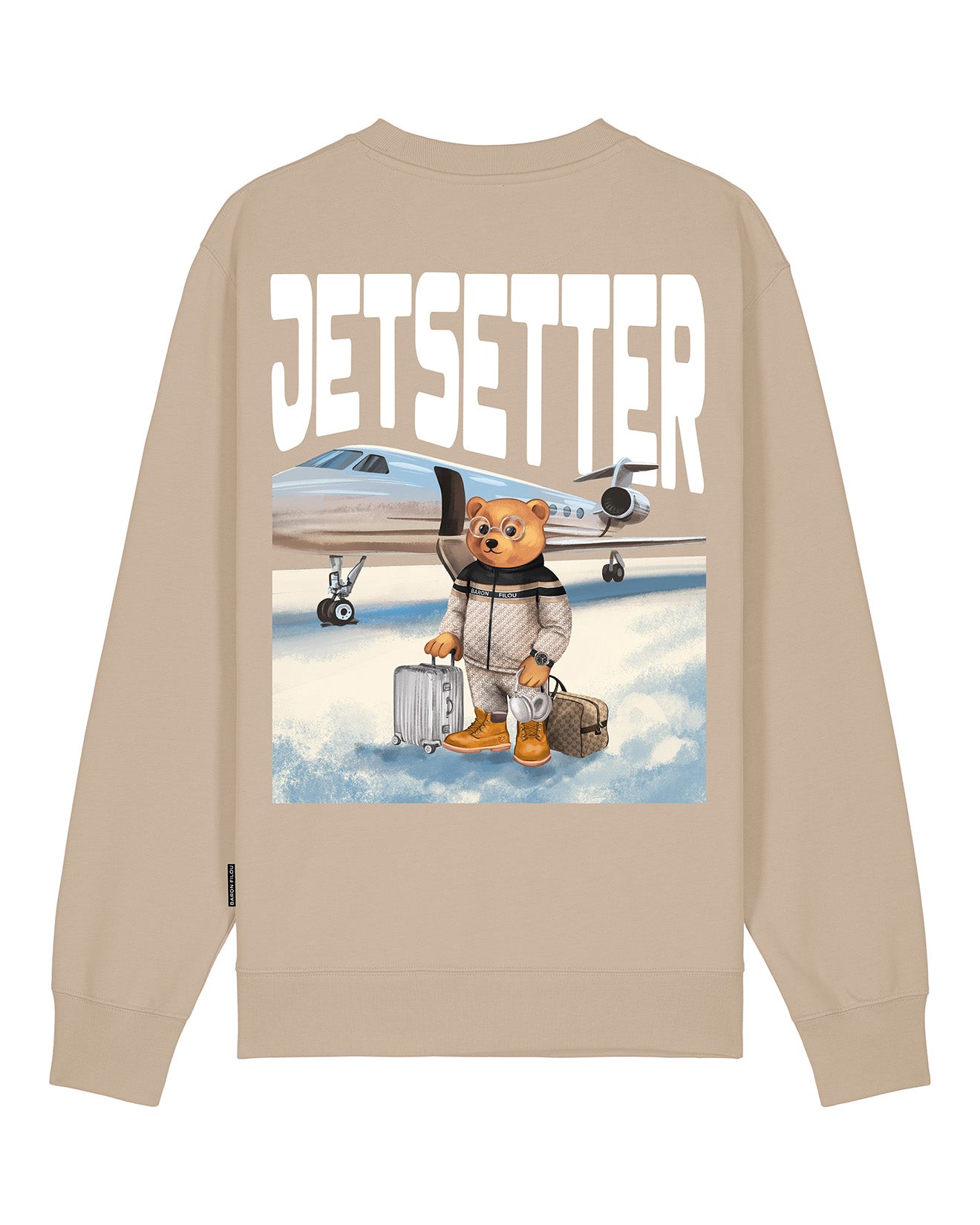 Backprint Pullover Filou CXXXVI. - Sand brown