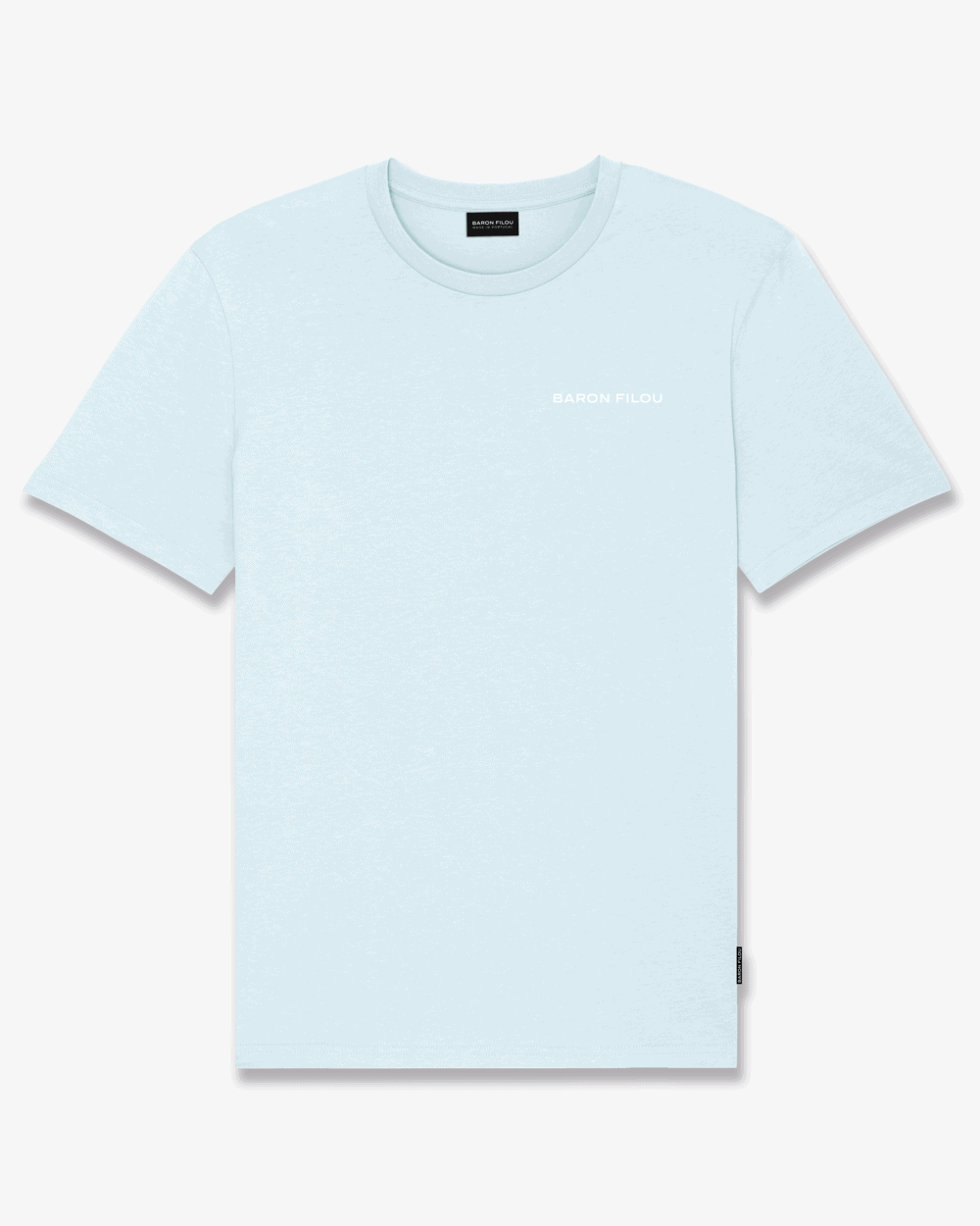 SS25 Poster Backprint T-Shirt, Filou CXXI. - Sky blue