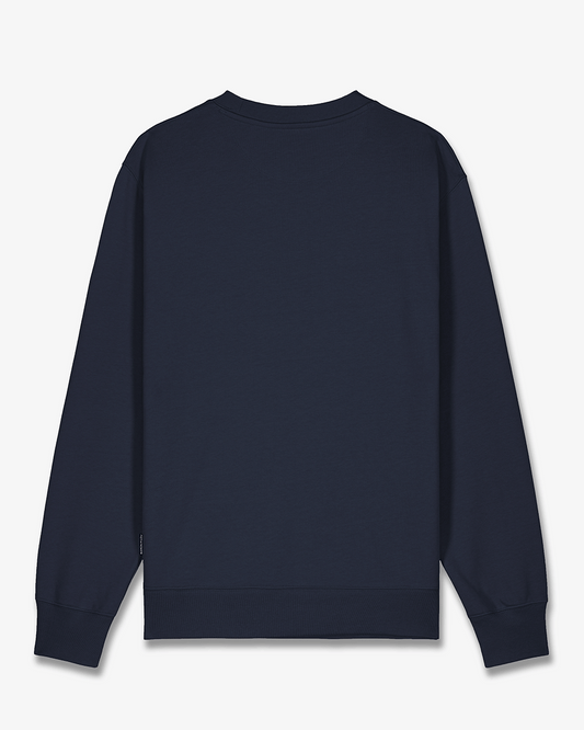 SS25 Embroidered Pullover Filou CXIV. - Navy blue