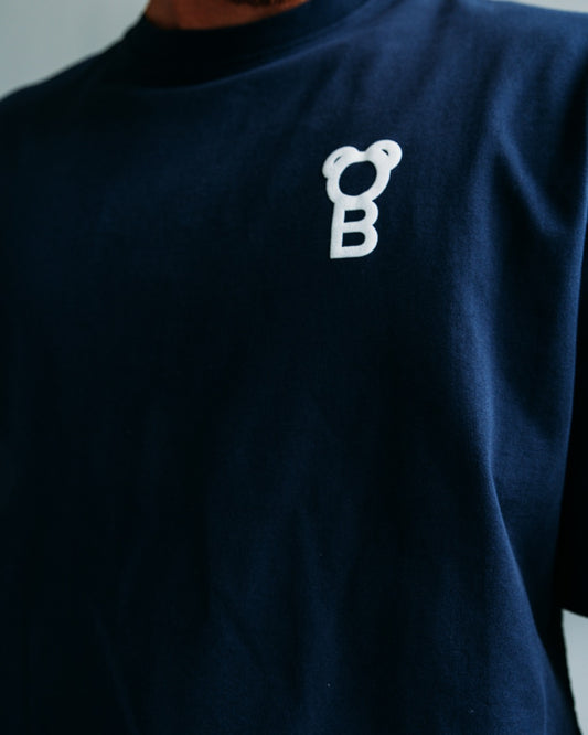 Signature Oversized T-Shirt - Navy blue