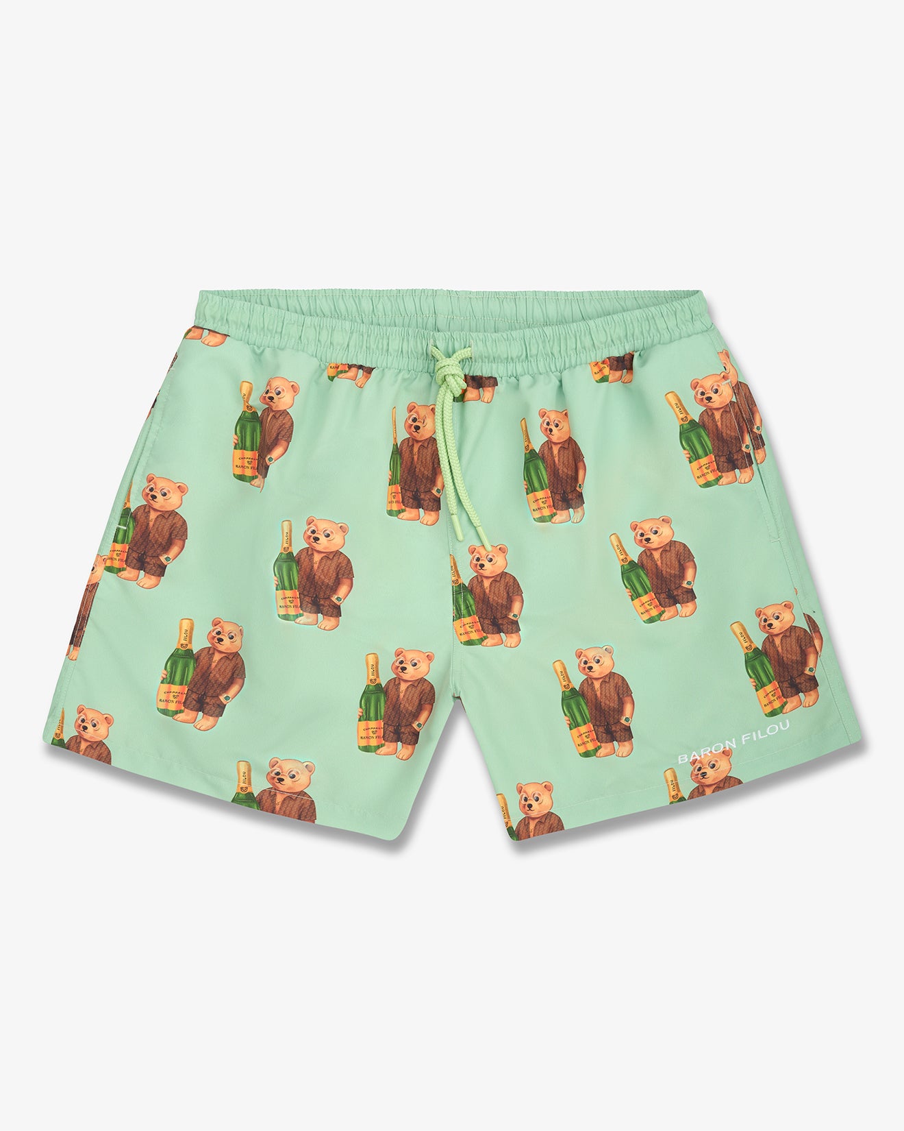 SS25 Swim Shorts Filou CXXII. Allover - Palm green