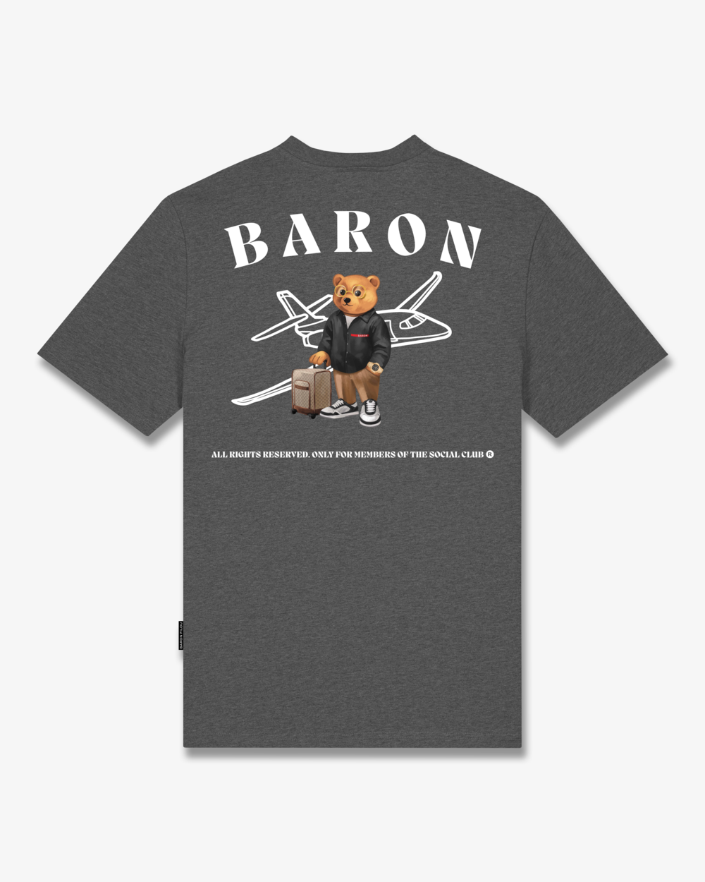 FW25 T-Shirt Filou CLI. BARON - Stone grey
