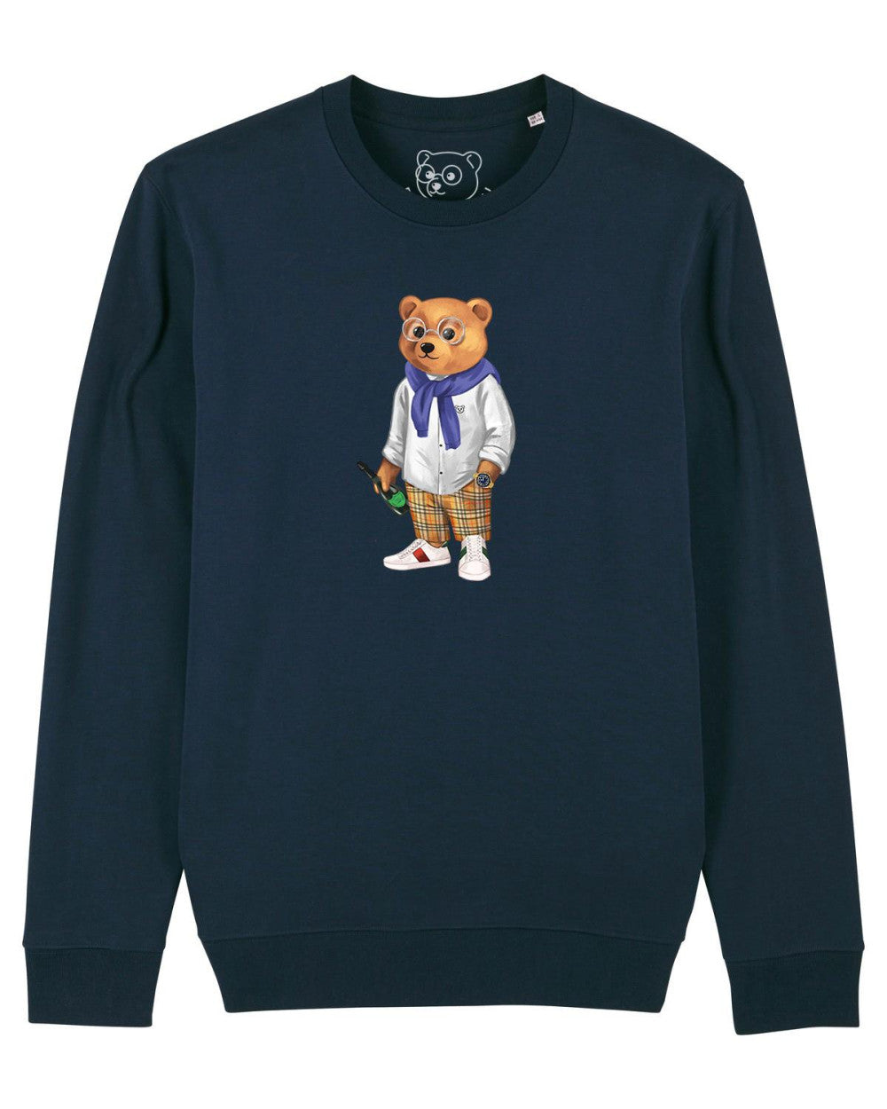 Organic Pullover Filou X. - Navy blue