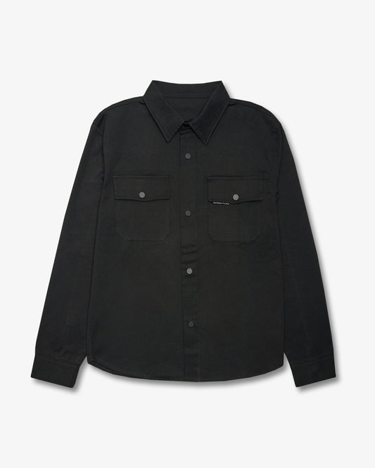 FW24 Overshirt Poster Backprint, Filou XCII. - Black