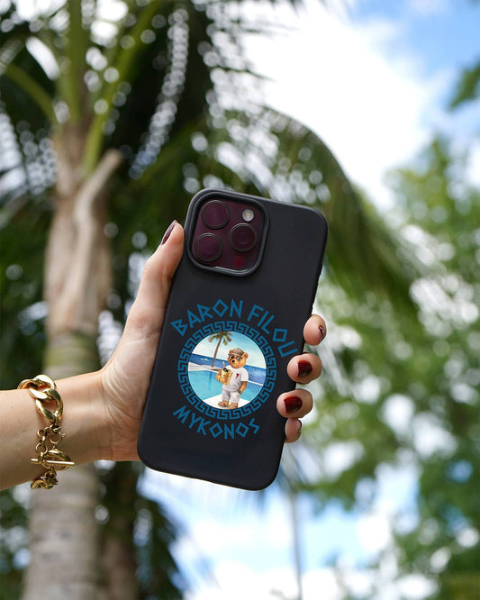 SS25 iPhone Case Baron Filou Mykonos - Black