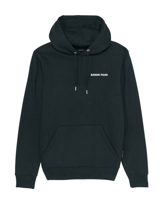 Backprint Hoodie Filou CXXXIV. - Black