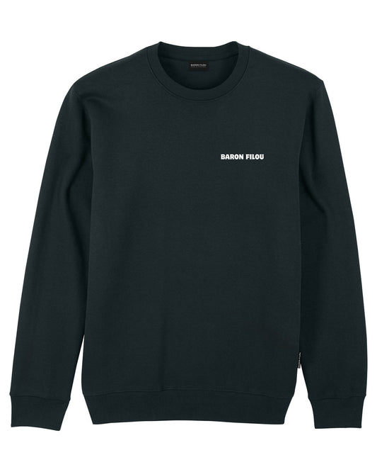 Backprint Pullover Filou CVII. - Black
