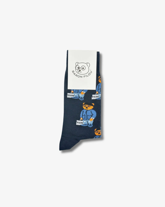 FW24 Knit Socks - Filou LXXXIX. - Navy blue