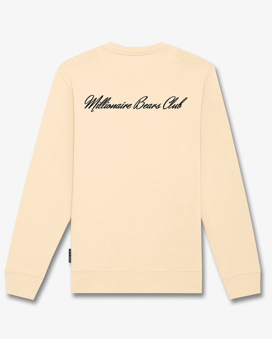 FW24 Organic Embroidered Pullover Filou LXXXVIII. - Royal Sand
