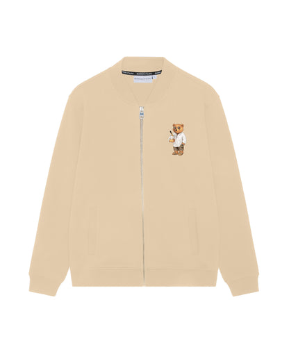 SS24 Sweat Jacket, Filou LXXIX. - Sand brown