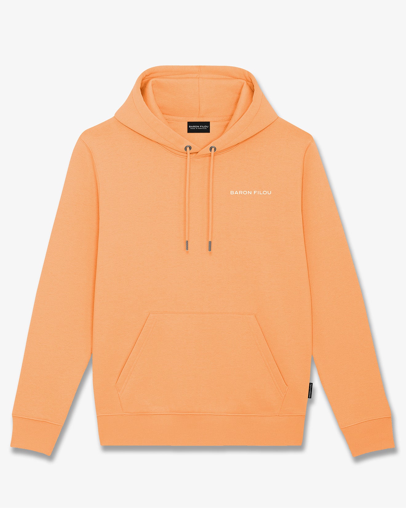 SS25 Oversized Backprint Hoodie, Filou CXXIV. - Sunrise orange