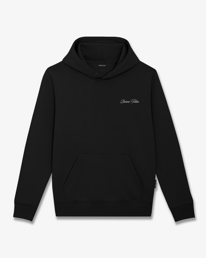 SS26 Oval Backprint Hoodie Filou CLXIX. - Black
