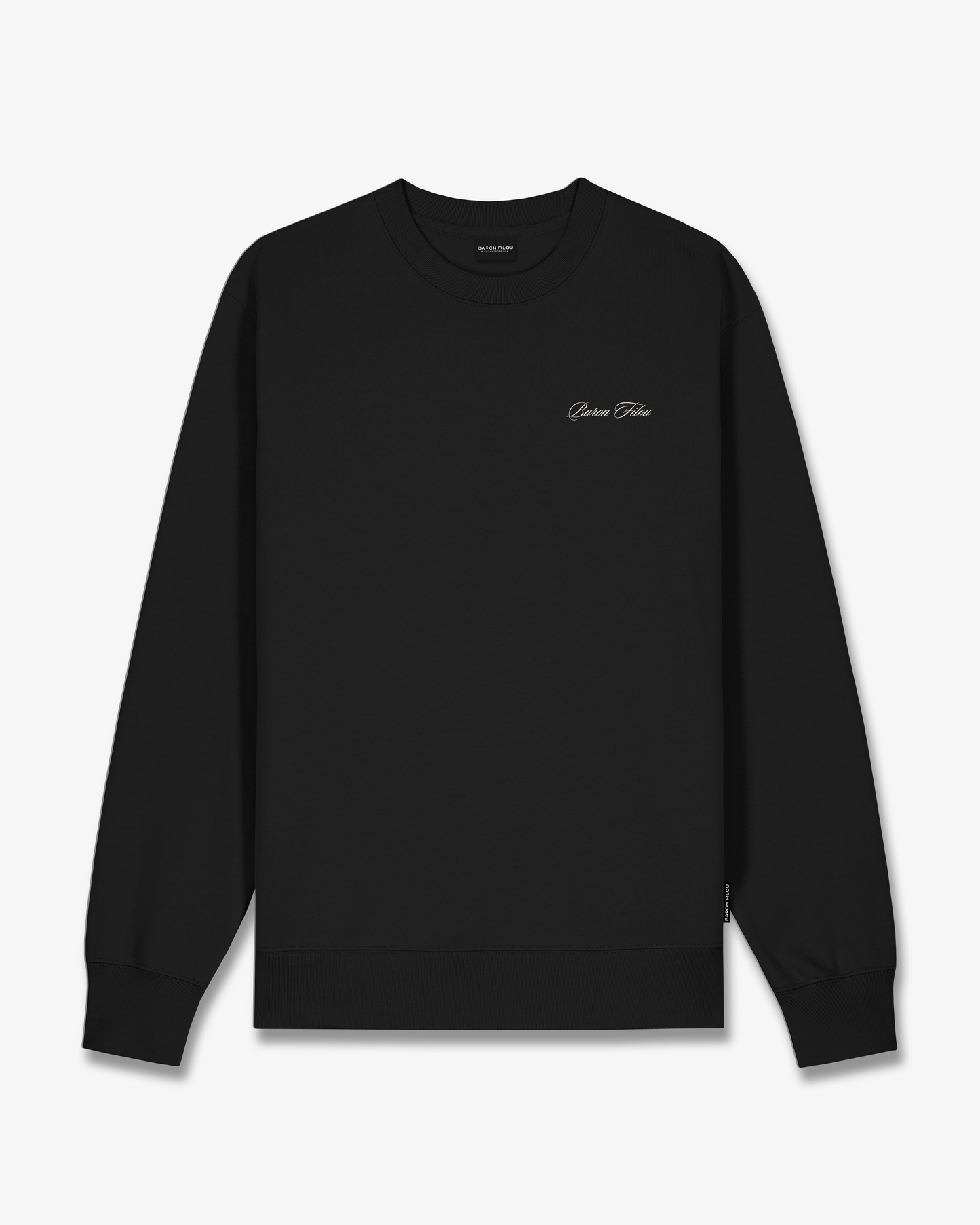 SS26 Oval Backprint Pullover Filou CLXVIII. - Black